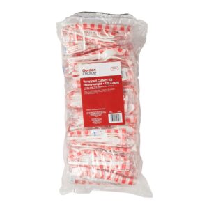 Red Gingham Cutlery Kits | Packaged