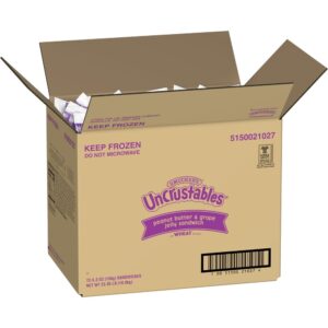 Peanut Butter & Grape Jelly Uncrustable Sandwiches | Packaged