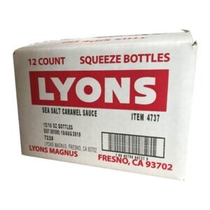 Sea Salt Flavored Caramel Sauce | Corrugated Box