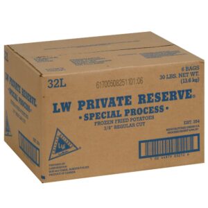 Regular Cut French Fries | Corrugated Box