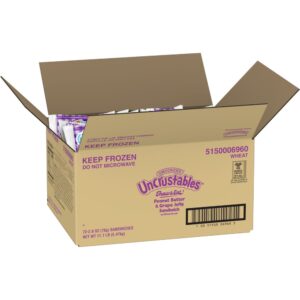 Peanut Butter & Grape Jelly Uncrustable Sandwiches | Packaged