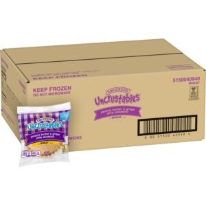 Peanut Butter & Grape Jelly Uncrustable Sandwiches | Styled