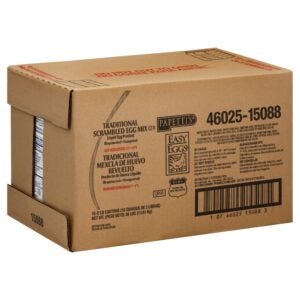 Scrambled Liquid Eggs, Pasteurized | Corrugated Box
