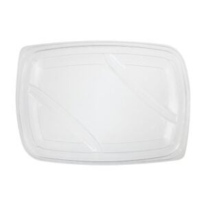 Clear Dome Lid for Three-Compartmen | Raw Item