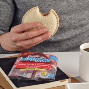 Peanut Butter & Strawberry Jelly Uncrustable Sandwiches | Styled