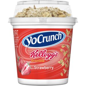 YOGURT STRAWB W/GROLA 12-6Z YOCRUNCH | Packaged