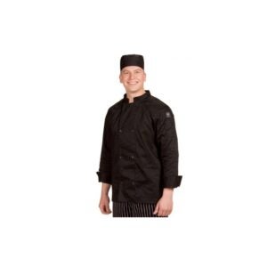 Black Chef Coat | Packaged