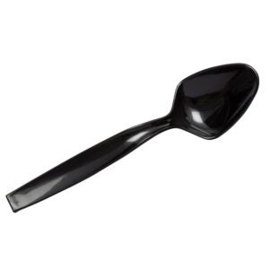 SPOON 9″ BLK SERVING 144CT | Raw Item