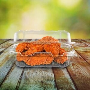 CONT PLAS 7.5X4.5 CLR HNGD VNTD 600CT | Styled