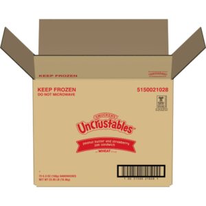 SAND PB&J STRAWB WGRAIN 72-2.6Z UNCRS | Packaged