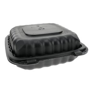 CONT MFPP 1 CMPT BLK HNGD 2-100CT | Raw Item