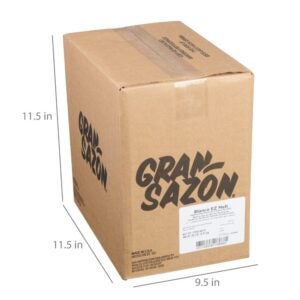 Gran Sazon EZ Melt White Cheese 5# | Corrugated Box