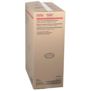 3-Compartment Plates | Corrugated Box