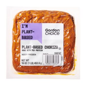 SAUSAGE CHORIZO PLNTBSD 1# | Packaged