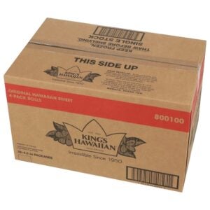 King’s Hawaiian Roll 4ct | Corrugated Box