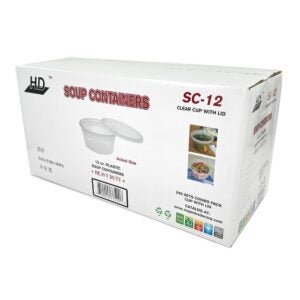 12 oz. Plastic Soup Containers | Corrugated Box
