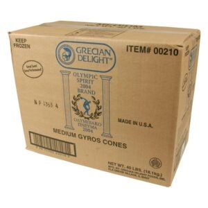 Beef & Lamb Gyro Cones | Corrugated Box