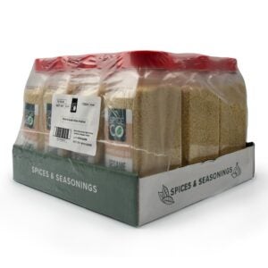 SpiceCo Sesame Seeds, White Hulled 18oz | Corrugated Box