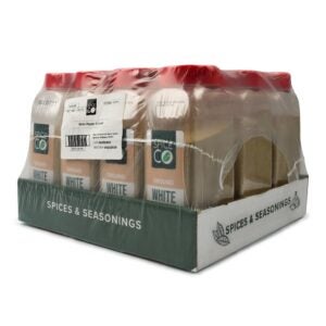 SpiceCo White Pepper, Ground 18oz | Corrugated Box