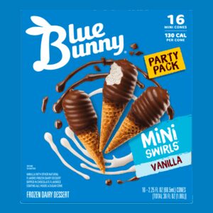 Blue Bunny Vanilla Mini Swirls | Styled