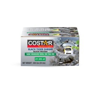 CStar Shrimp BTGR BLK 21-25ct 4lb | Corrugated Box