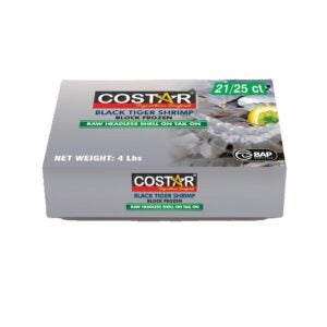 CStar Shrimp BTGR BLK 21-25ct 4lb | Packaged