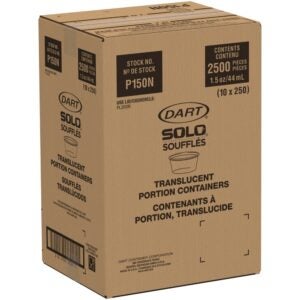 CUP PRTN SOUFF 1.5Z TRANSL | Corrugated Box