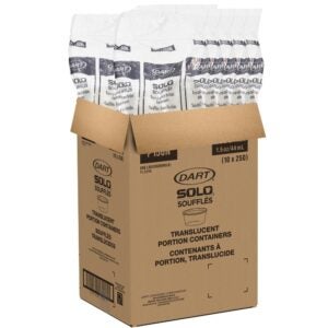 CUP PRTN SOUFF 1.5Z TRANSL | Packaged