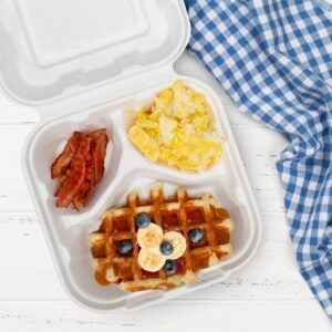 CONT PLAS 8X8.4X2″ 3CMPT HNGD 2-100CT | Styled