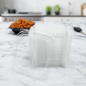 LID PLAS 8-16Z CLR SQ 8-63CT DART | Styled