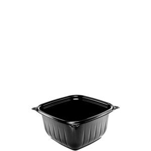 BOWL PLAS 16Z BLK SQ 8-63CT DART | Raw Item