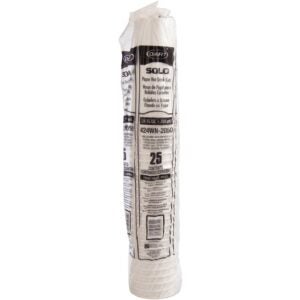 CUP PPR HOT 24Z WHT 20-25CT DART | Packaged