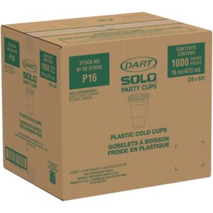 CUP PLAS CLD 16Z TRANSL 20-50CT DART | Corrugated Box