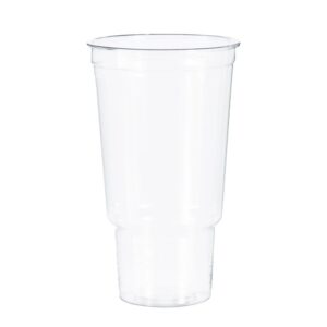 CUP PLAS 32Z CLR PEDESTAL 20-25CT | Raw Item