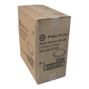 LID DOME 30Z 8X1″ CLR RND 500CT | Corrugated Box