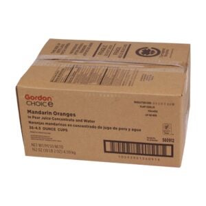 Mandarin Orange Segments | Corrugated Box