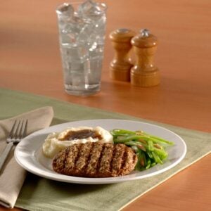 Charbroiled Sailsbury Beef Steaks | Styled