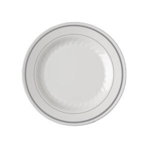 6″ White Plastic Plates | Raw Item