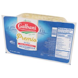 Galbani Shredded Mozzarella 5# | Packaged