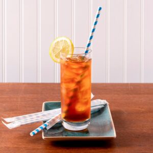 10.25 Inch Wrapped Giant White with Blue | Styled