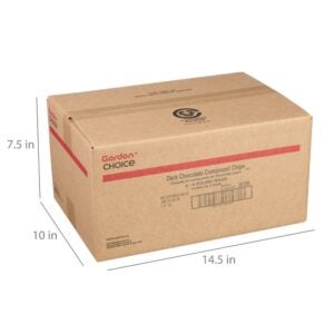 Dark Chocolate Chips, Compound 4lb | Corrugated Box