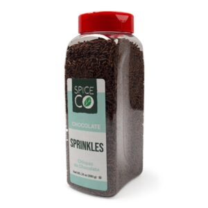 SpiceCo Chocolate Sprinkles 24oz | Packaged