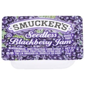 Smuckers Blackberry Seedless 200/.5oz | Packaged