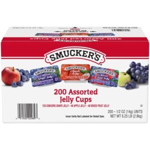 Smuckers Jelly Asst #1 200/.5oz | Corrugated Box