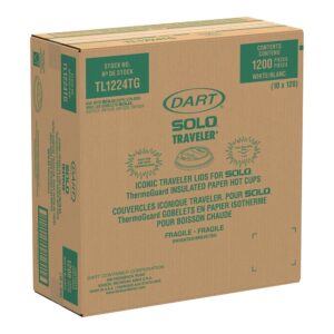 LID PLAS TRAVELER 12-24Z WHT 20CT | Corrugated Box
