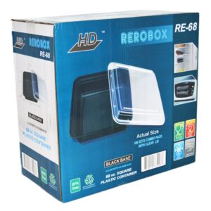 Rerobox Square Container 68oz 100ct | Corrugated Box