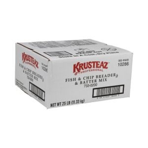 BATTER MIX FISH ‘N CHIPS 25# KRUST | Corrugated Box