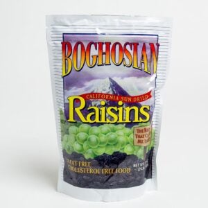 RAISIN SEEDLESS NAT 12-2# BOGH | Packaged
