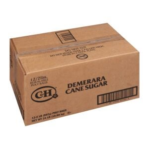 SUGAR CANE RAW TURBINADO 2# C&H | Corrugated Box