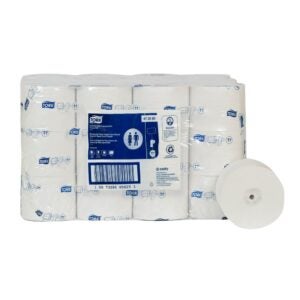 2-Ply White Bath Tissue | Styled